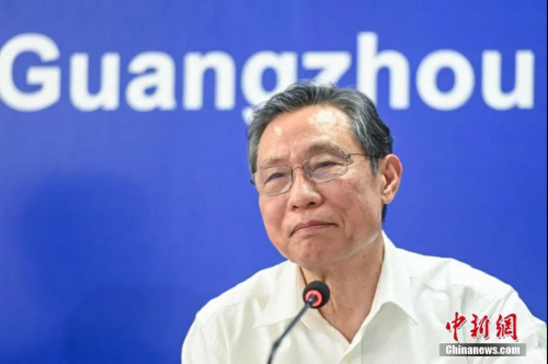 中国工程院院士钟南山。中新社记者 陈骥旻 摄
